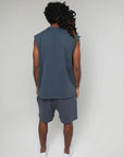 LENOX AVE MIDNIGHT BLUE SLEEVELESS TEE