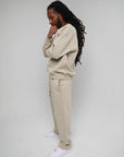 LENOX AVE KHAKI SWEATSHIRT