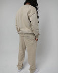 LENOX AVE KHAKI SWEATSHIRT