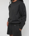 LENOX AVE BLACK SWEATSHIRT