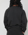 LENOX AVE BLACK SWEATSHIRT