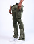 Paper Money Currency Carpenter Flare Olive