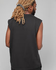 LENOX AVE BLACK SLEEVELESS TEE