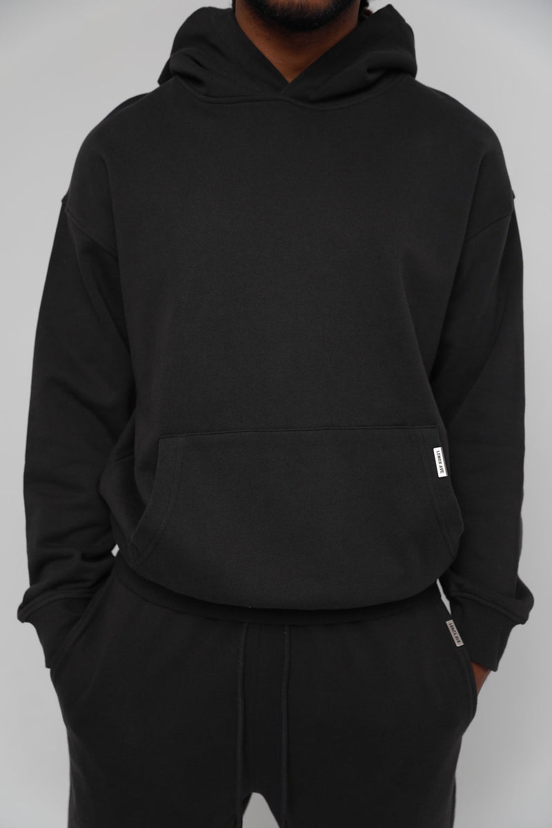 LENOX AVE BLACK HOODIE – Georgio's