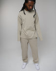 LENOX AVE KHAKI LONG SLEEVE TEE