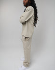 LENOX AVE KHAKI SWEATPANTS