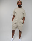 LENOX AVE KHAKI SHORT SLEEVE TEE