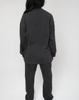 LENOX AVE BLACK LONG SLEEVE TEE