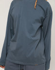 LENOX AVE MIDNIGHT BLUE LONG SLEEVE TEE