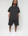 LENOX AVE BLACK SHORT SLEEVE TEE