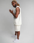 LENOX AVE BONE SLEEVELESS TEE