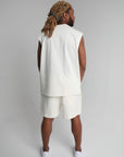 LENOX AVE BONE SLEEVELESS TEE