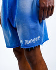 Paper Money Diamond Short Blue