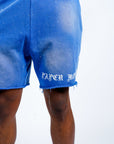 Paper Money Diamond Short Blue