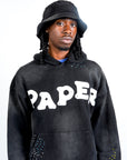 Paper Money Paper Hoodie Black