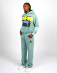Paper Money 777 Hoodie - Seafoam