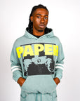 Paper Money 777 Hoodie - Seafoam