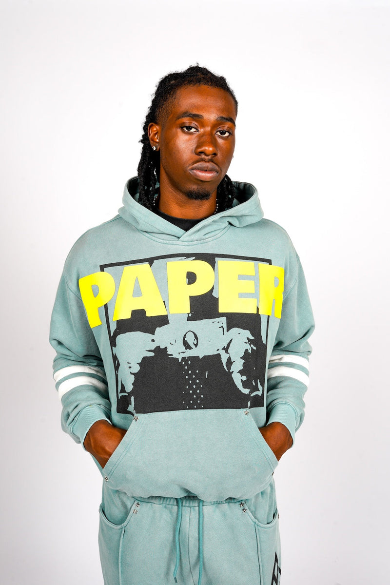 Paper Money 777 Hoodie - Seafoam – Georgio's