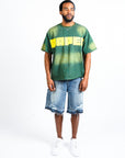 Paper Money Crystalized Shorts in Blue