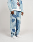 Paper Money Patch Jeans