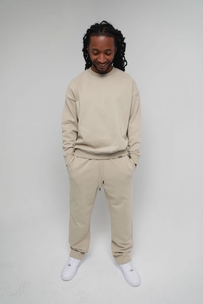 LENOX AVE KHAKI SWEATSHIRT