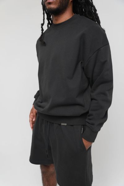 LENOX AVE BLACK SWEATSHIRT
