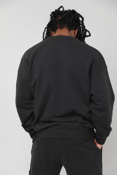 LENOX AVE BLACK SWEATSHIRT