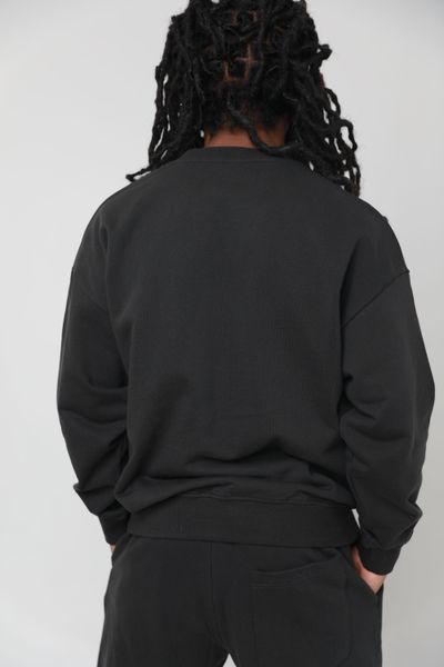 LENOX AVE BLACK SWEATSHIRT