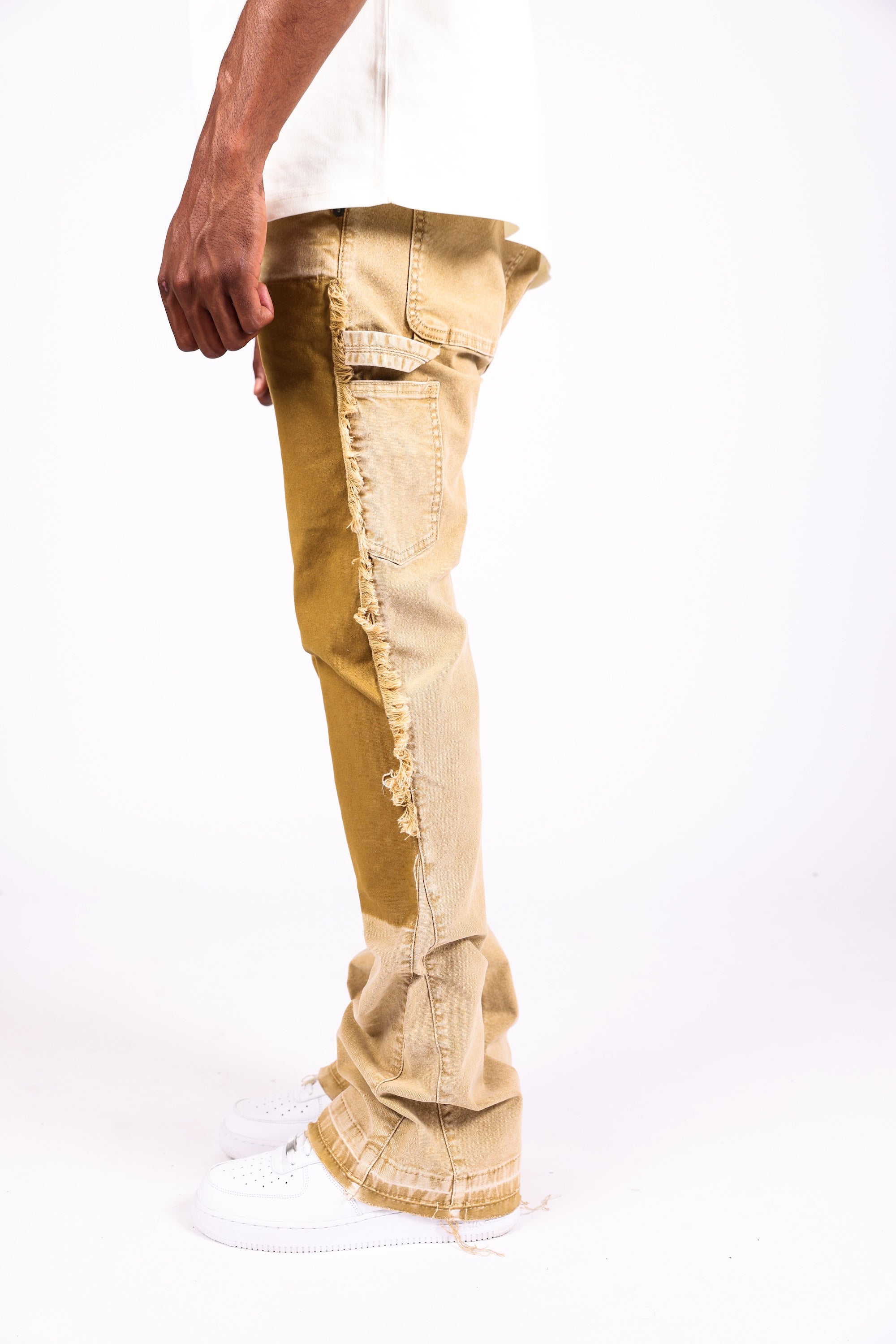 Paper Money Currency Carpenter Flare Khaki