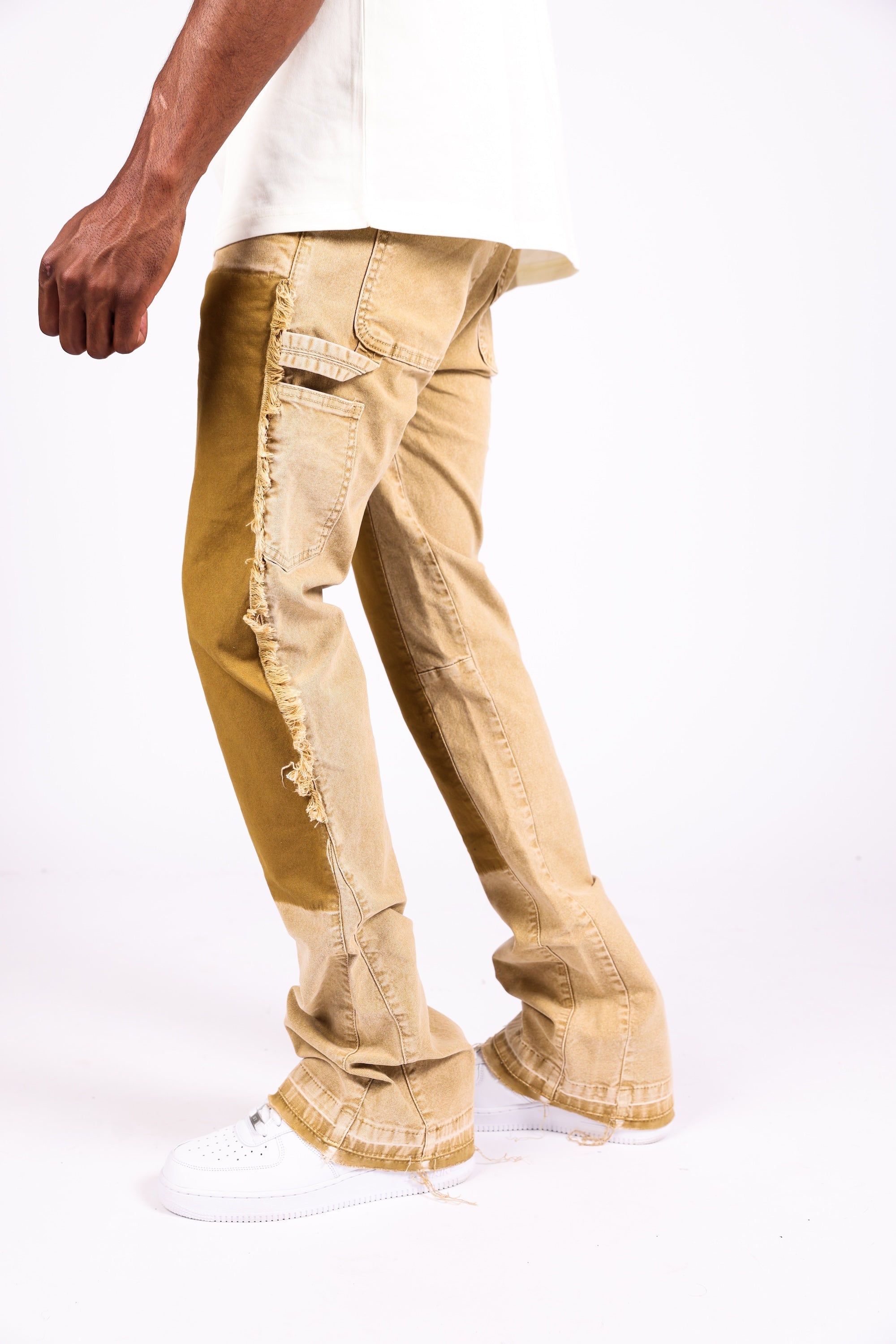 Paper Money Currency Carpenter Flare Khaki