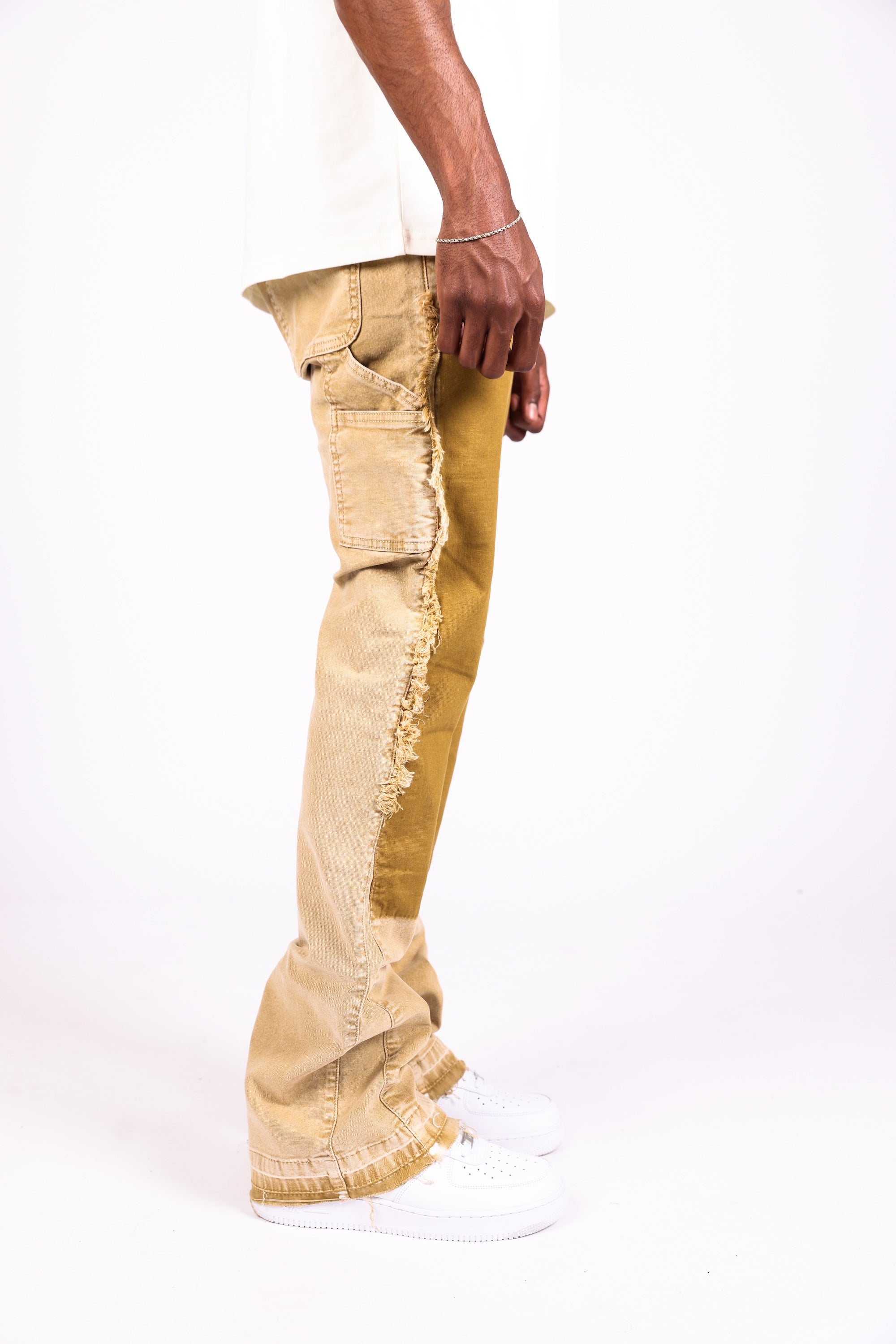 Paper Money Currency Carpenter Flare Khaki