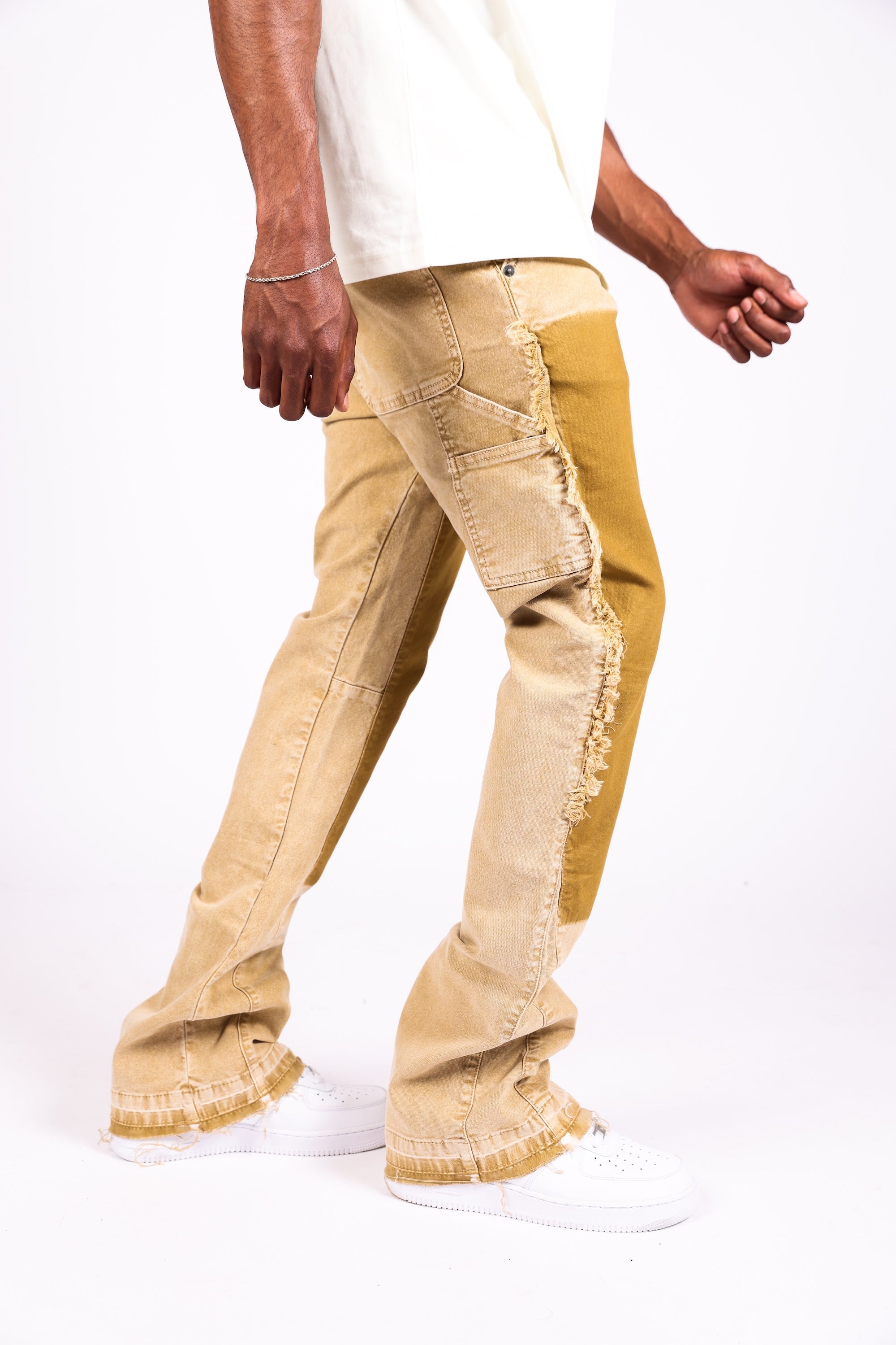 Paper Money Currency Carpenter Flare Khaki