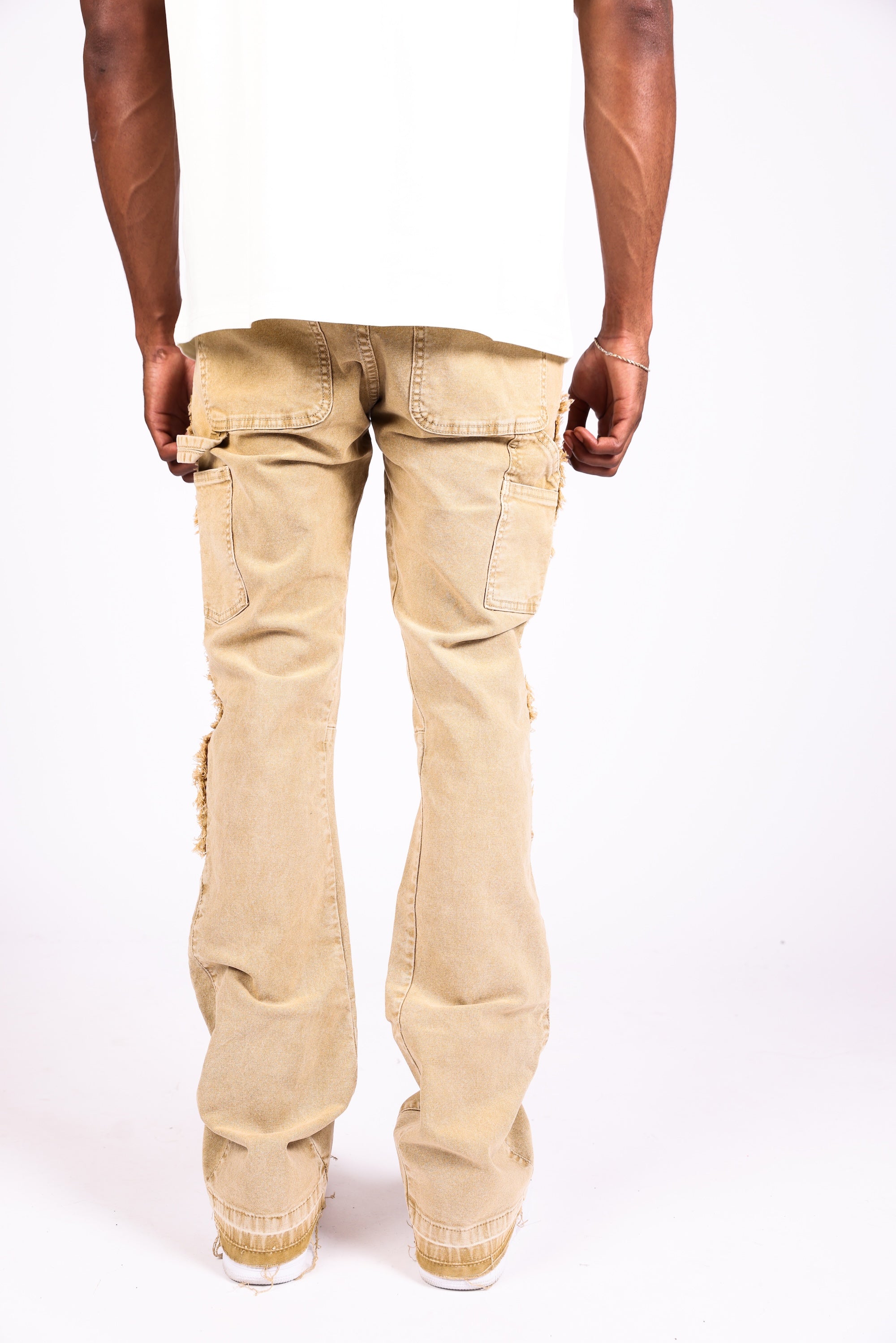 Paper Money Currency Carpenter Flare Khaki