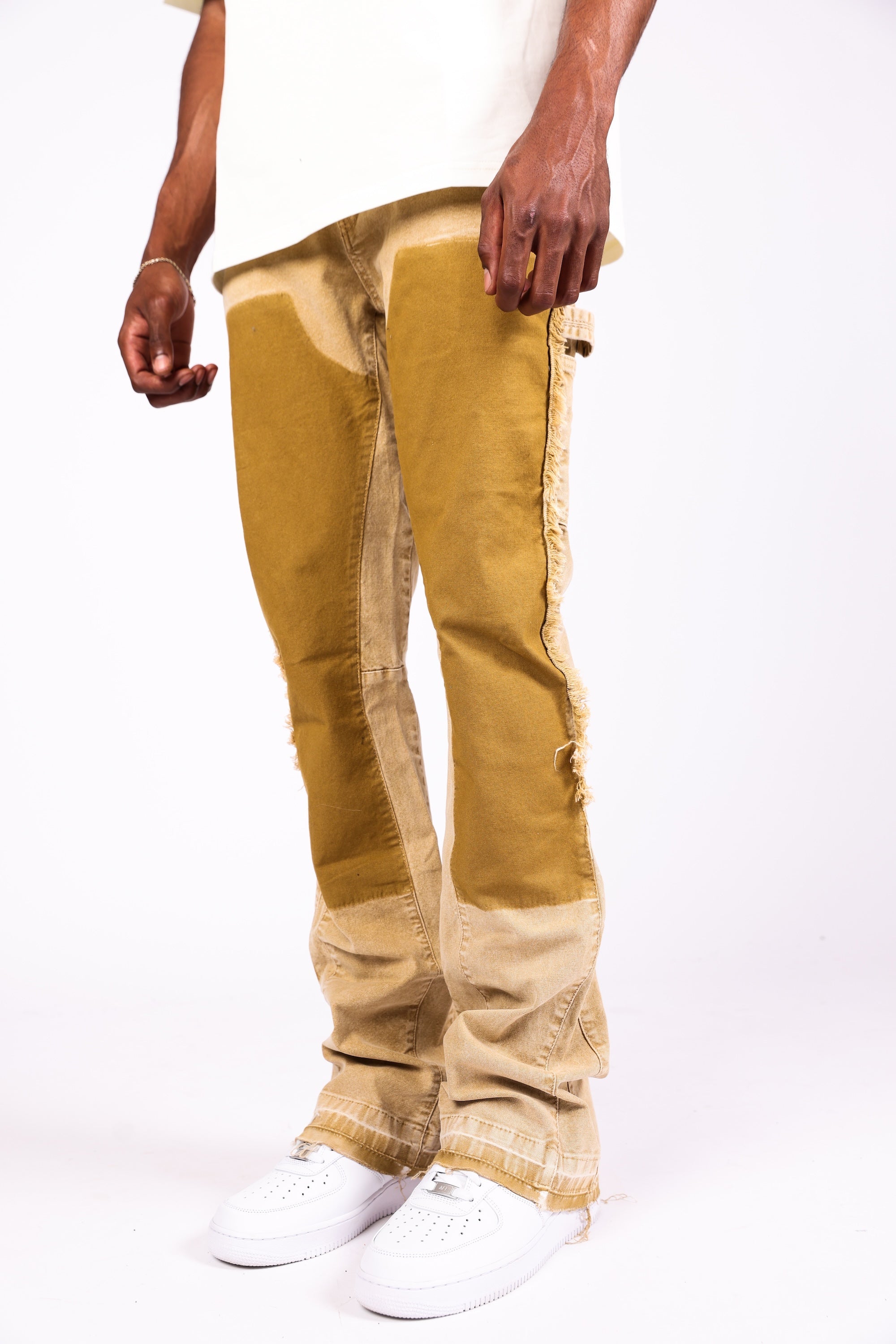 Paper Money Currency Carpenter Flare Khaki