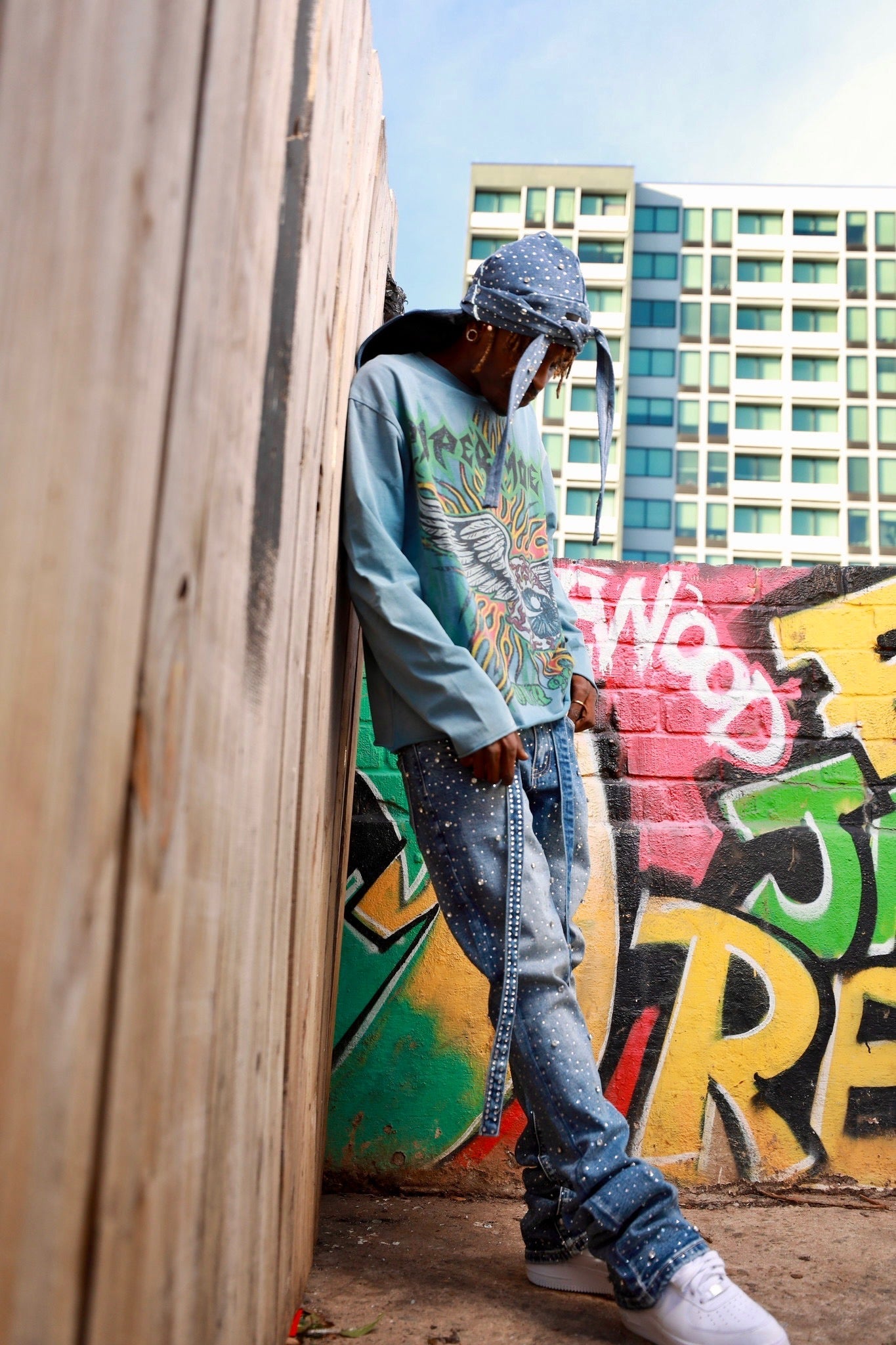 Paper Money Stargazer Durag Blue