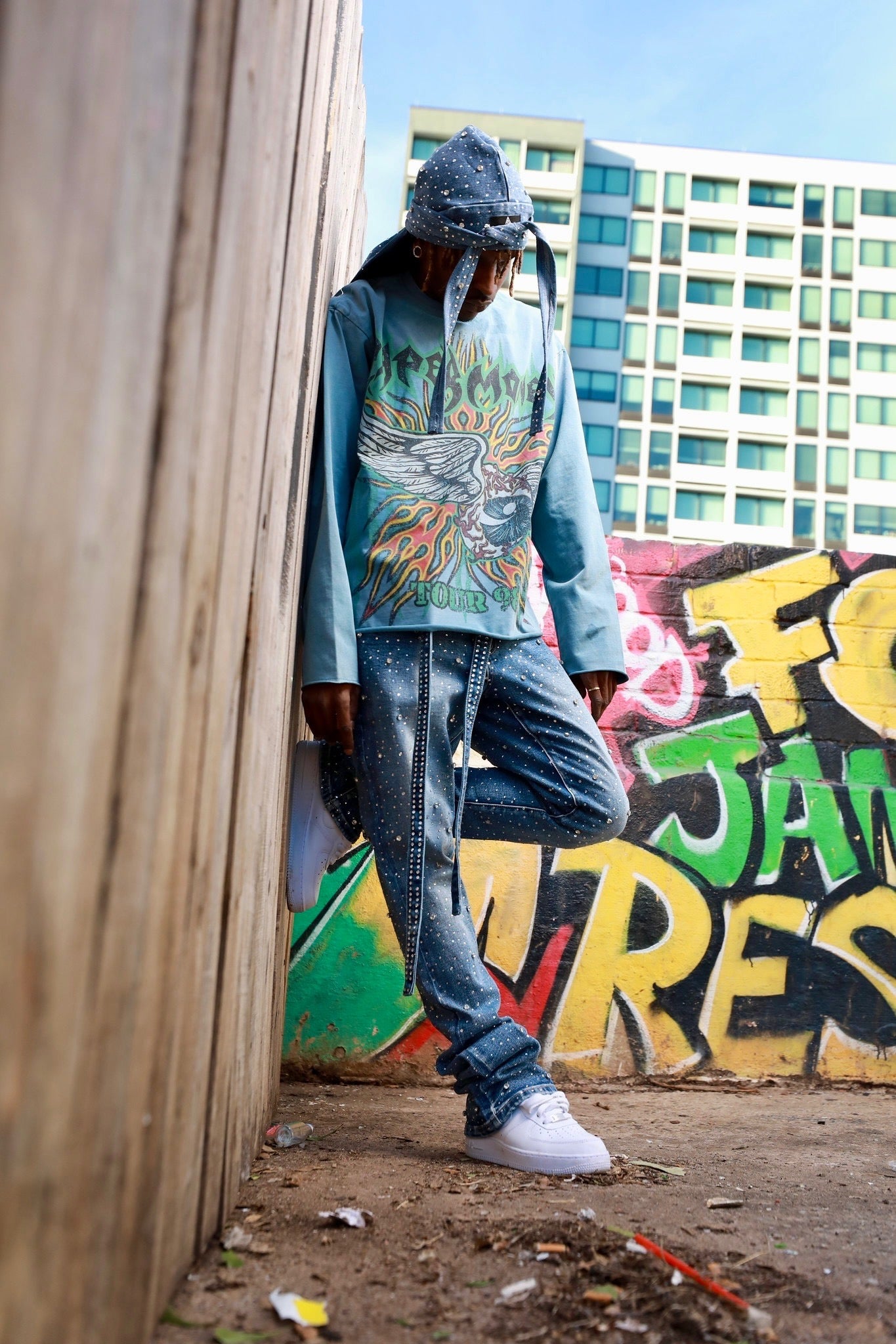 Paper Money Stargazer Denim Blue
