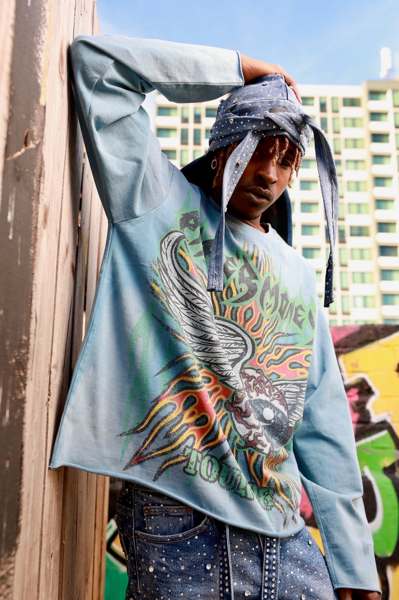 Paper Money Stargazer Durag Blue