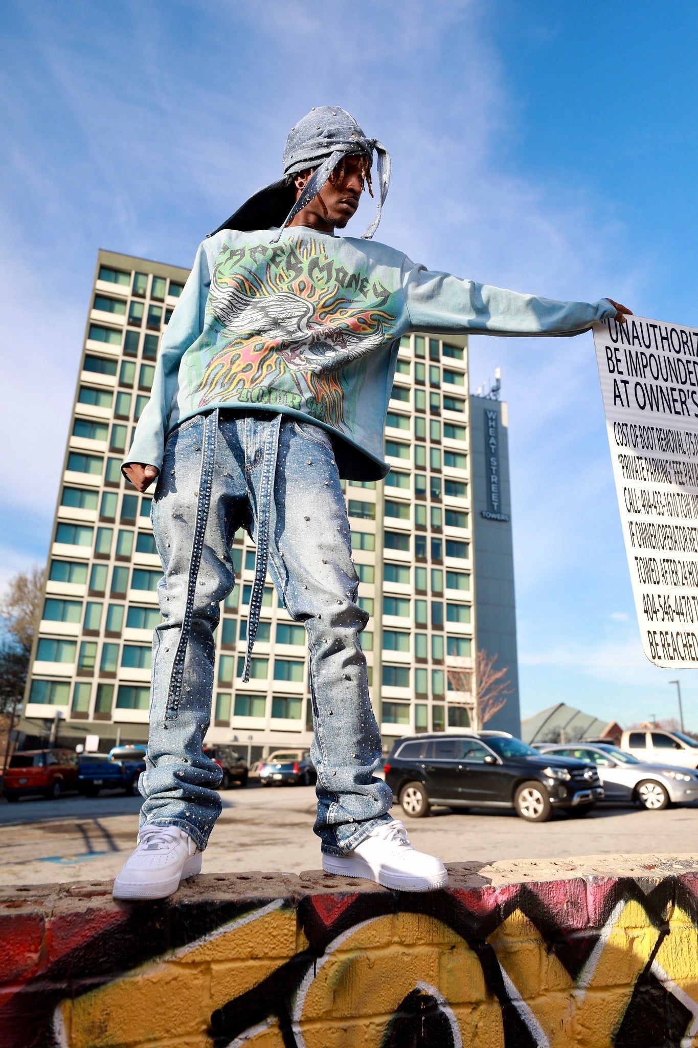 Paper Money Stargazer Denim Blue