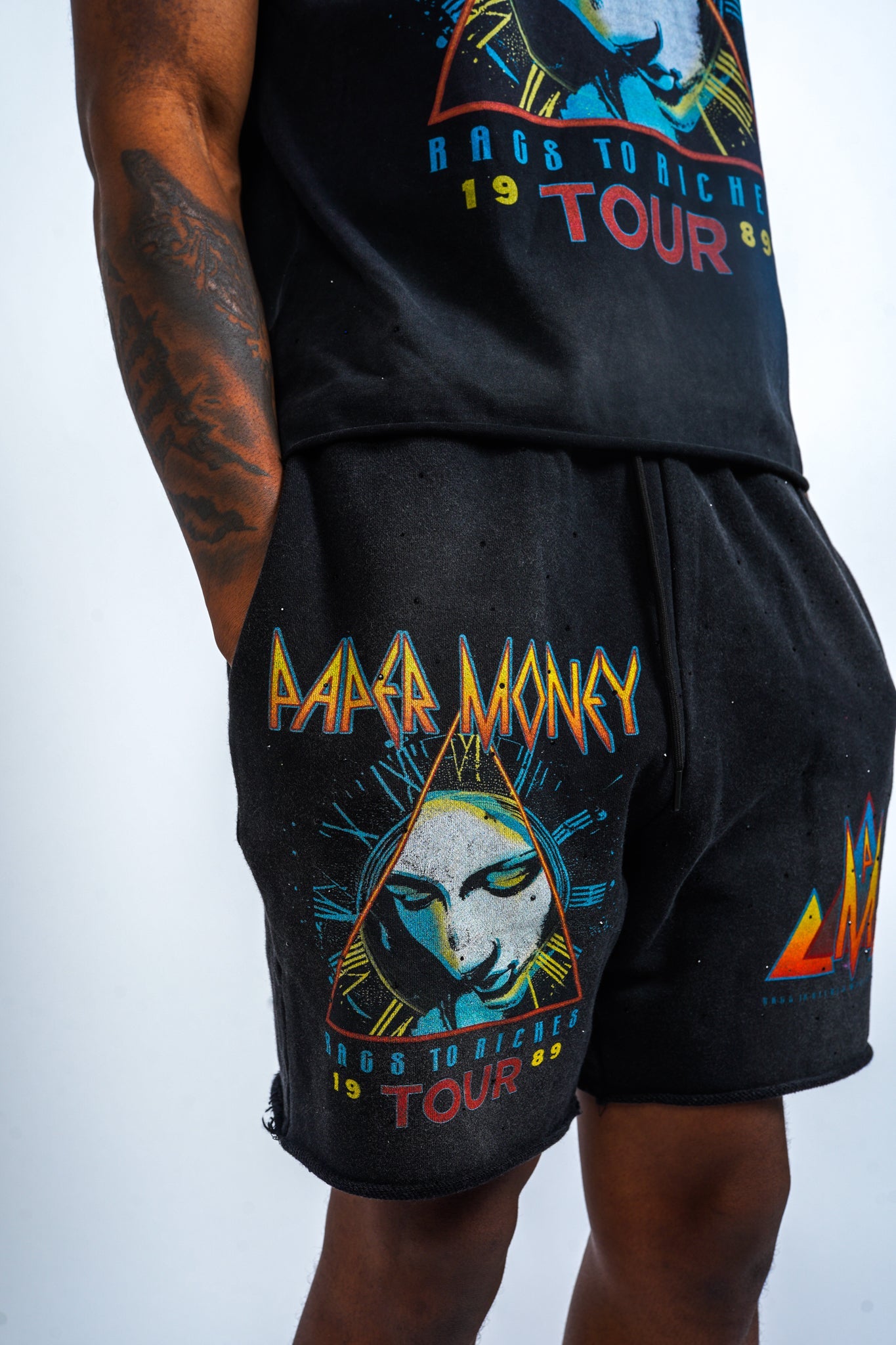 Paper Money Def Money Short Black