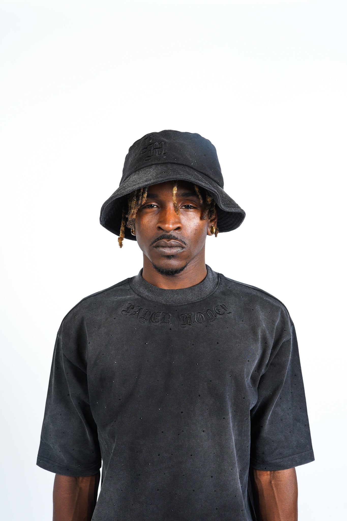Paper Money Diamond Bucket Hat Black