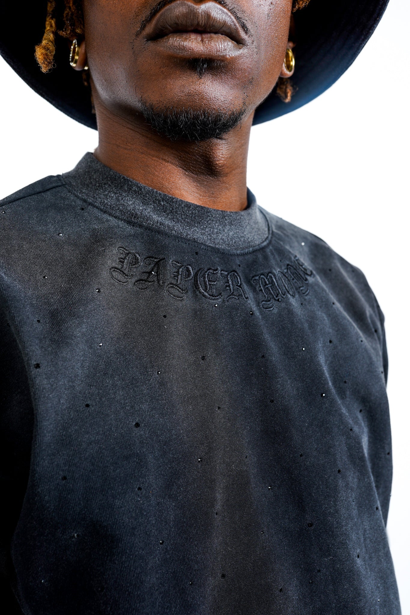 Paper Money Diamond Shirt Black