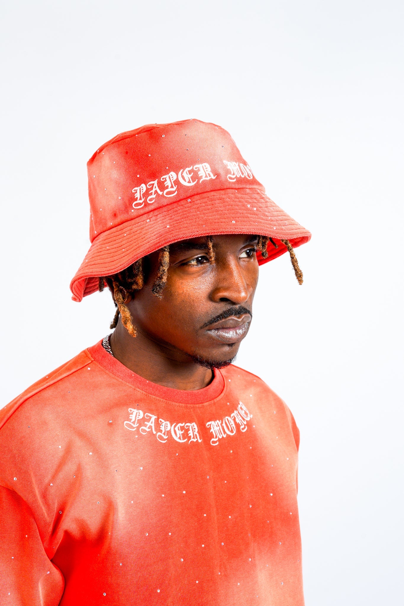 Paper Money Diamond Bucket Hat Red