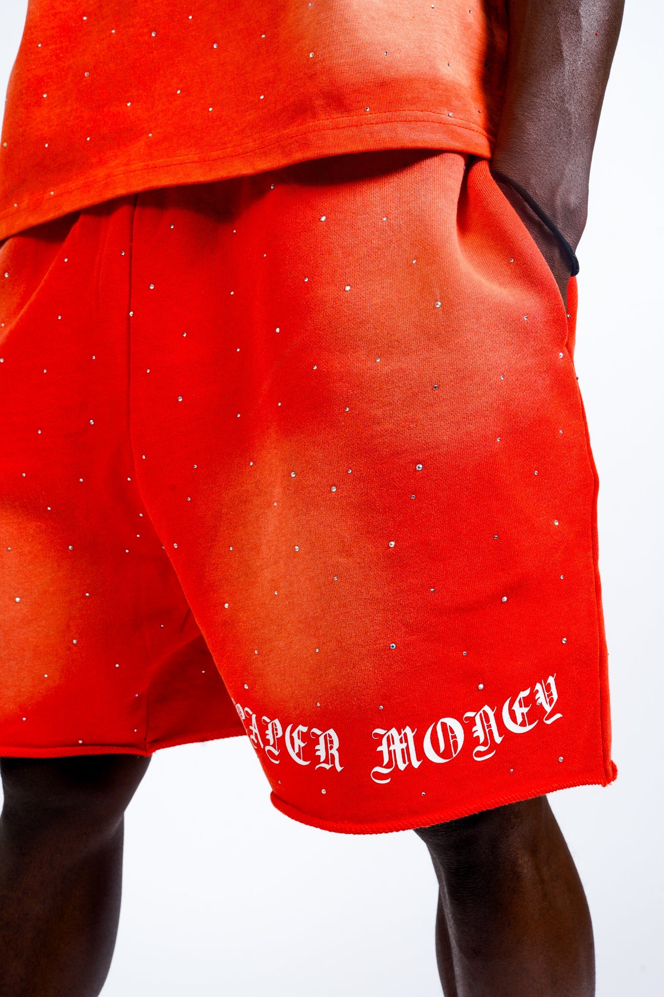 Paper Money Diamond Short Red