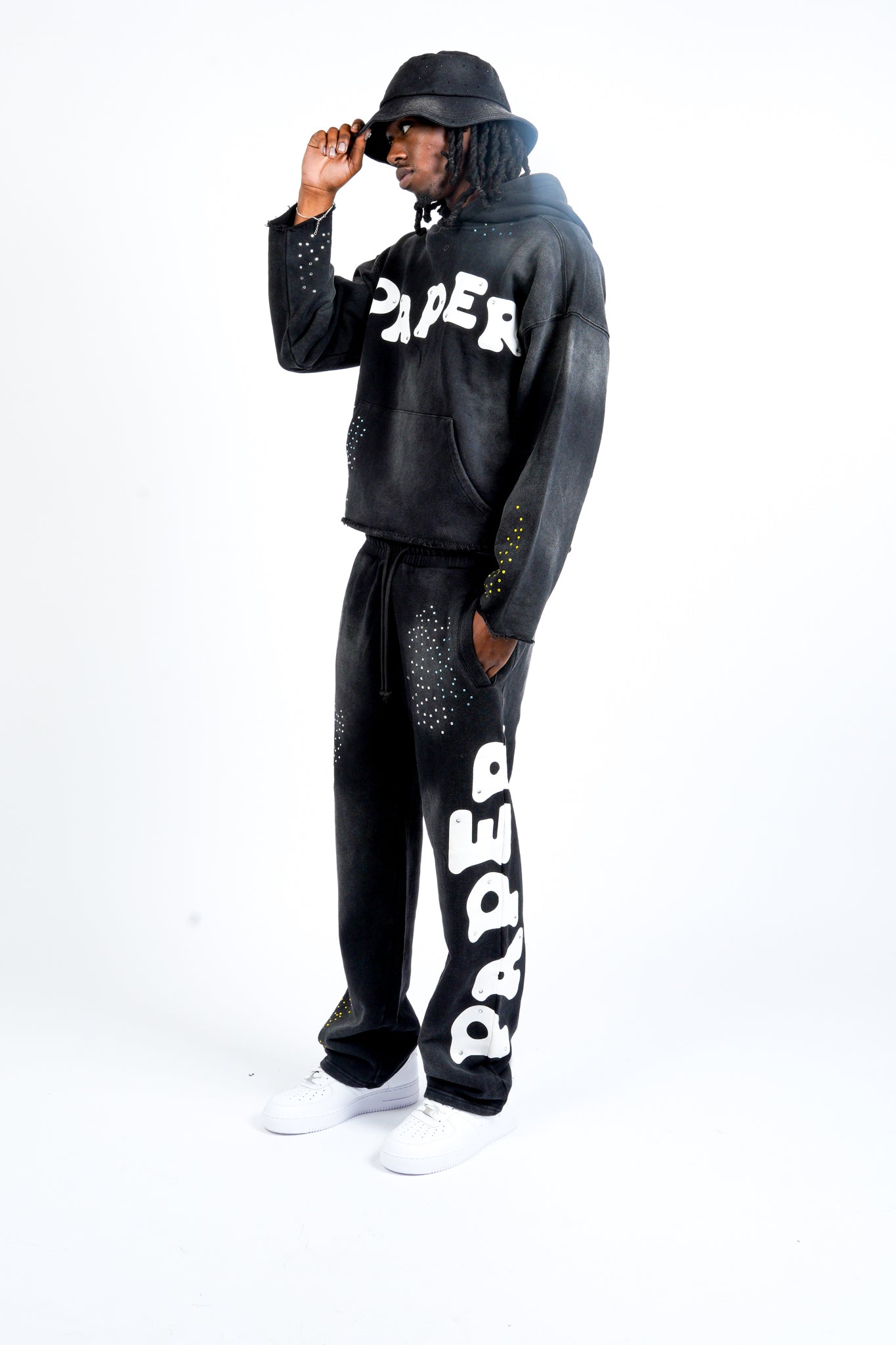 Paper Money Paper Joggers Black