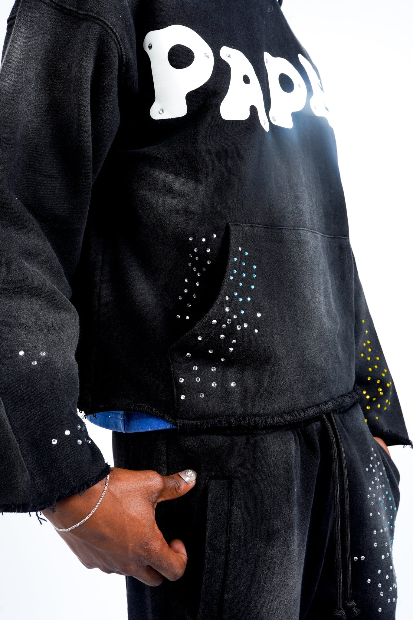 Paper Money Paper Hoodie Black