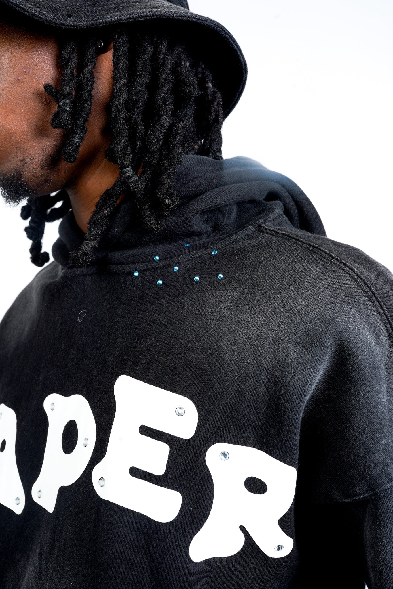 Paper Money Paper Hoodie Black