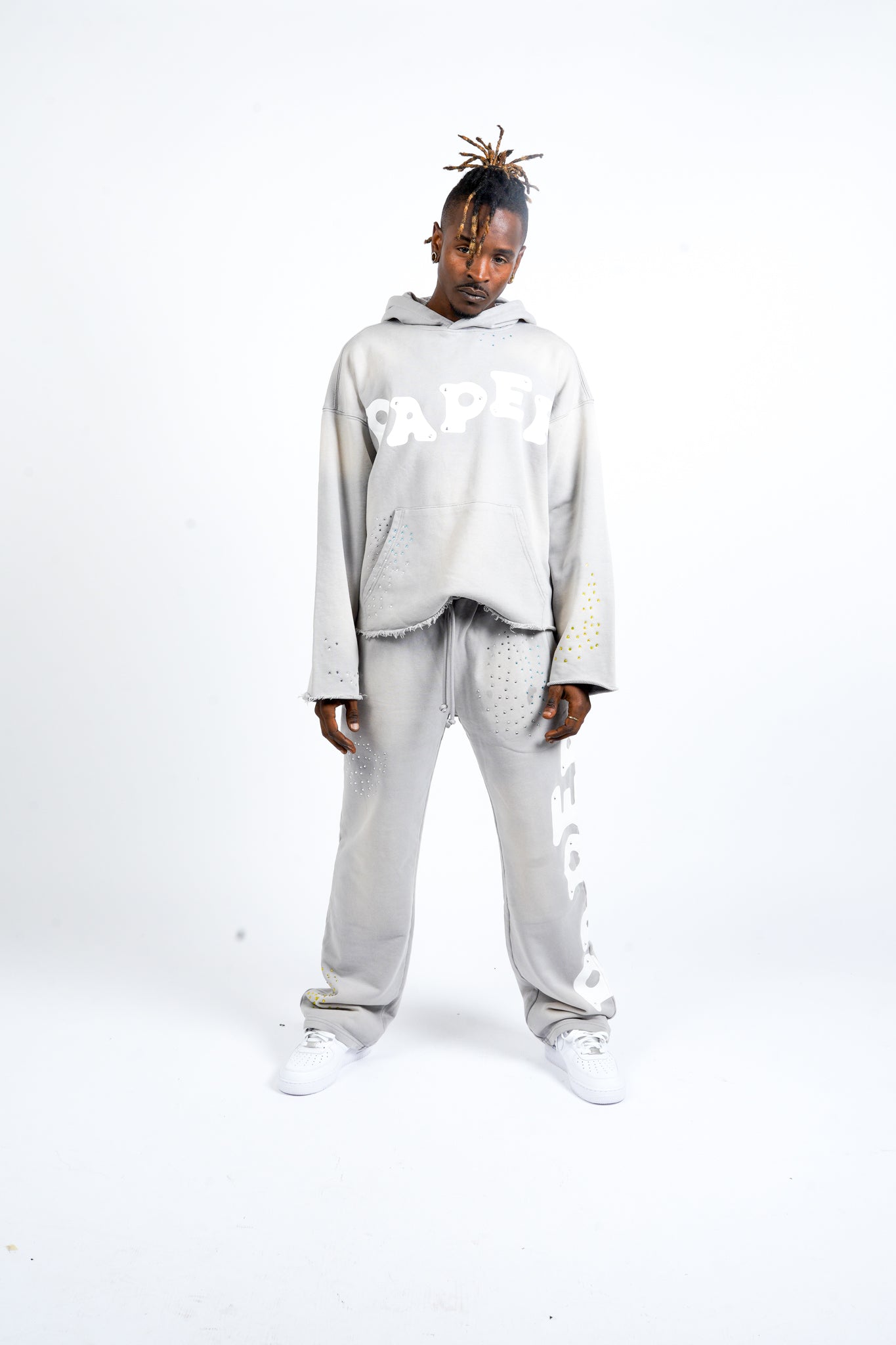 Paper Money Paper Hoodie Grey