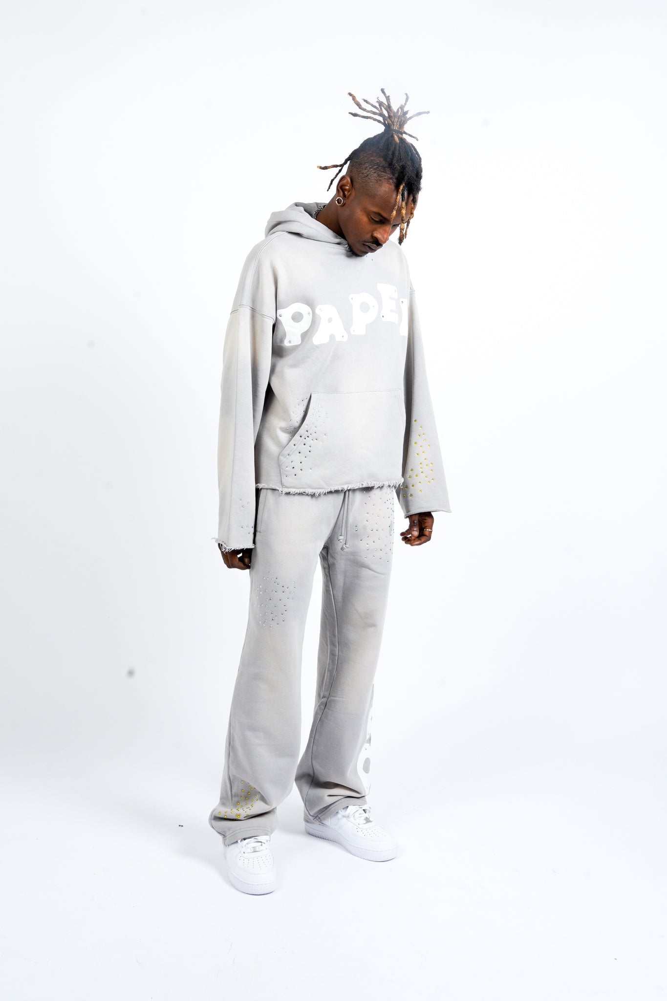 Paper Money Paper Hoodie Grey
