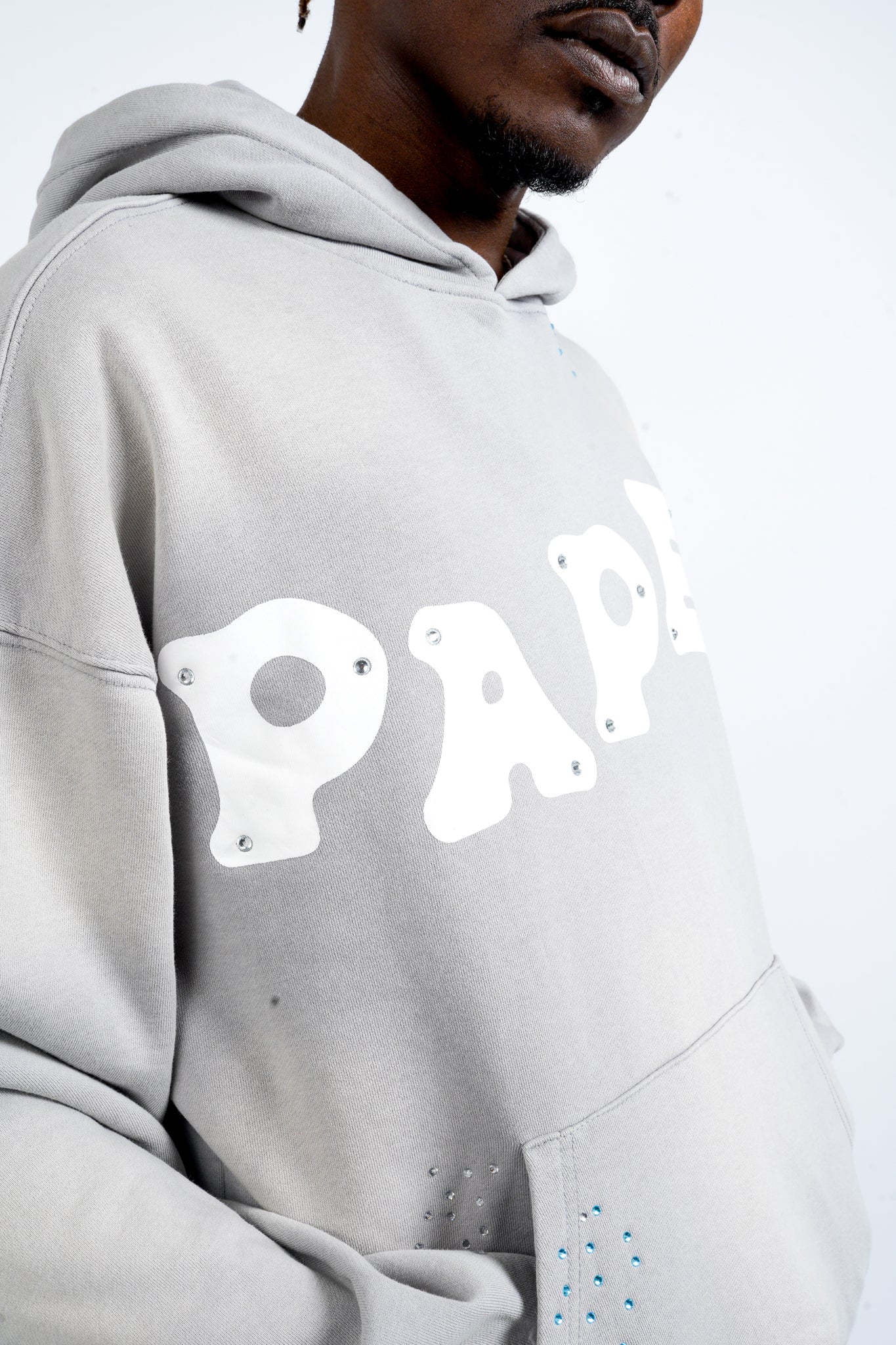 Paper Money Paper Hoodie Grey