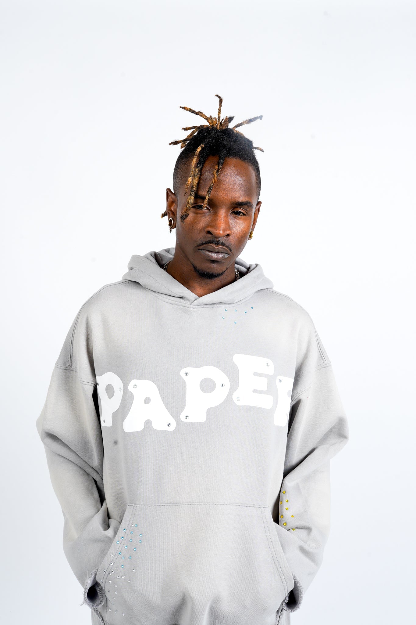 Paper Money Paper Hoodie Grey